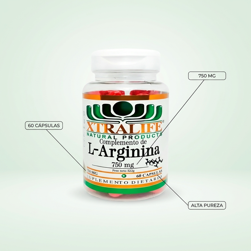 Suplemento Xtralife L-Arginina 60 cap (2)